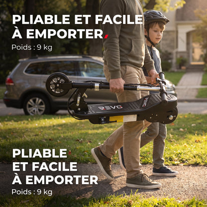 Trottinette Électrique Enfant REVO KidVolt 12 – 120 W – Jusqu’à 12 km/h – Autonomie 8 à 10 km – Pliable & Réglable