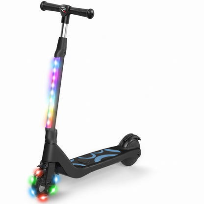 Trottinette Électrique Enfant REVO Lumio 45 – 45 W – Jusqu’à 10 km/h – Autonomie 4 km – LED Multicolores – Guidon Réglable