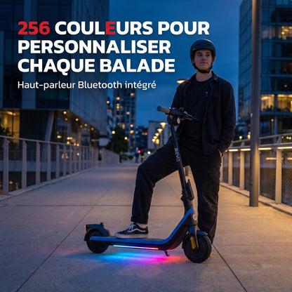 Trottinette Électrique Enfant REVO Kinetik 16 – Jusqu’à 16 km/h – Autonomie jusqu’à 16 km – 3 Modes de Conduite – Guidon Réglable