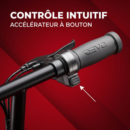 Trottinette Électrique Enfant REVO Junior 85 – 85 W – Jusqu’à 16 km/h – Batterie 12 V – Dès 8 ans