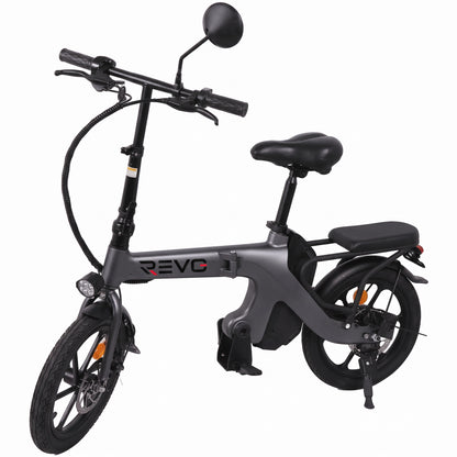 Draisienne Électrique Pliable REVO Velix 16 – Roues 16" – Batterie Amovible 10,4 Ah – Freins à Disque Avant & Arrière