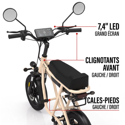 Draisienne Électrique REVO Rove 14 – 350 W – Autonomie jusqu’à 40 km – Roues 14" – Batterie amovible 468 Wh