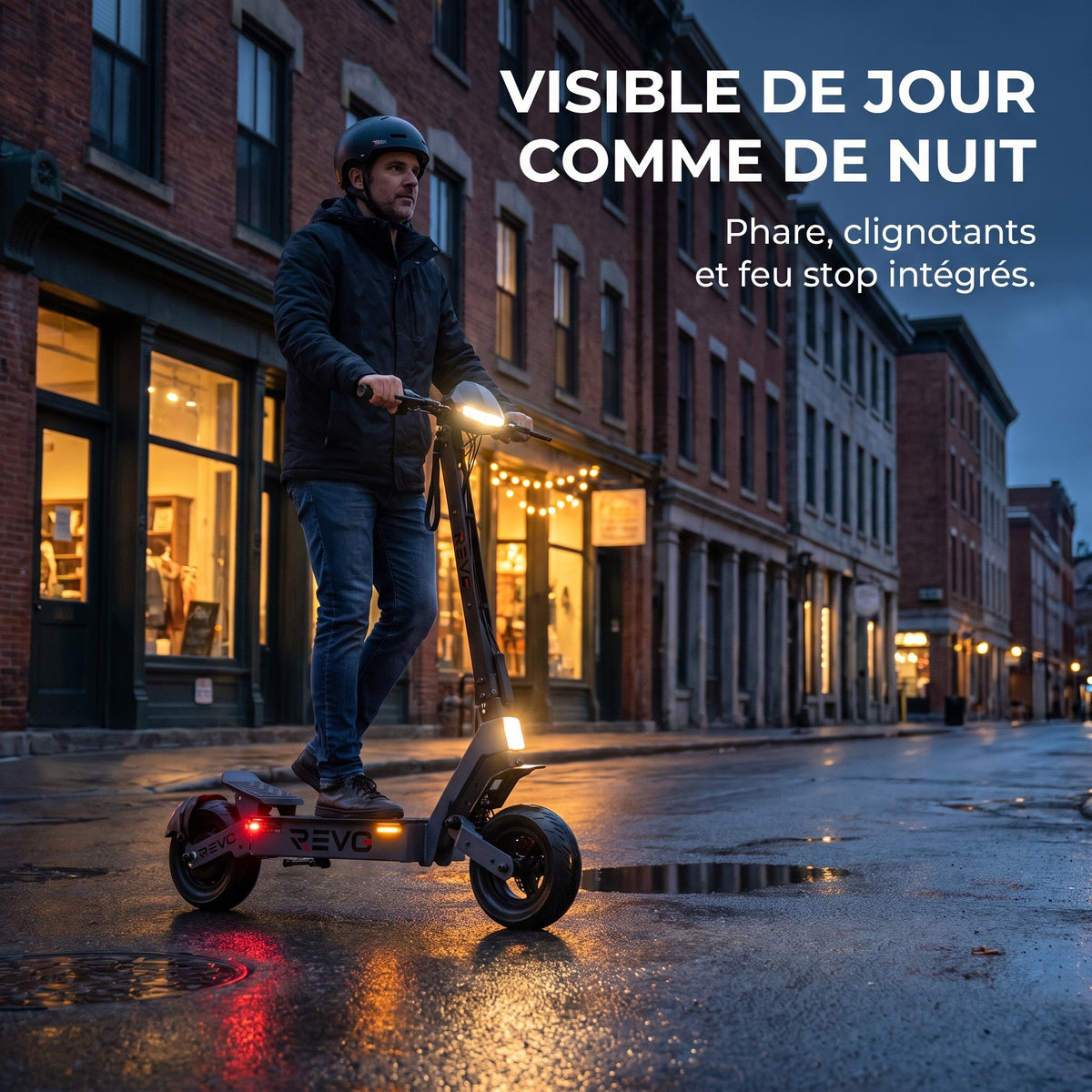 Trottinette Électrique REVO Oryx 75 – Autonomie jusqu’à 75 km – Batterie 60 V 20 Ah – Pneus 11″ – Double Suspension