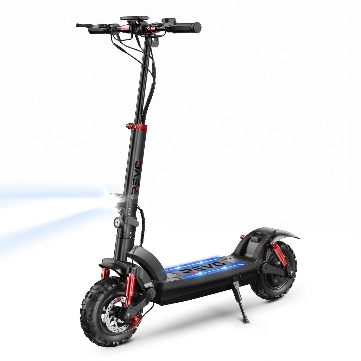 Trottinette Électrique REVO Stride 60 – Autonomie jusqu’à 60 km – Batterie 48 V 15 Ah – Pneus 11″ Tout-Terrain – Double Suspension