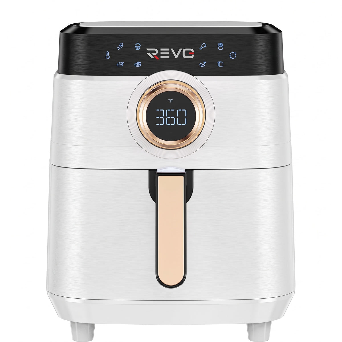 Airfryer REVO Savoris 1700 – Friteuse à Air 1700 W – 8 Préréglages – Écran Tactile – Blanc