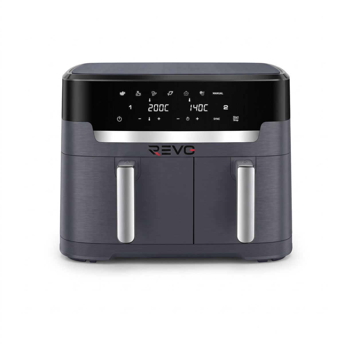 Air Fryer REVO Twinora 11 – 11 L – Double Zone 6,5 L + 4,5 L – 2 700 W – 7 Programmes