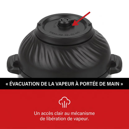 Multicuiseur & Air Fryer REVO Fusion 6 – 5,7 L – 1500 W – 11 Fonctions de Cuisson – Cuisson Sous Pression & Friture à Air