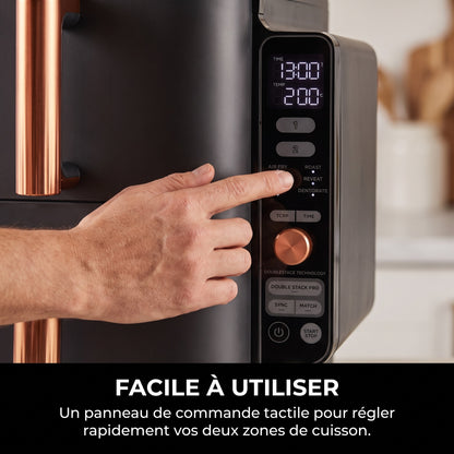Air Fryer Vertical REVO Altis 95 – 9,5 L, 2 Tiroirs, 4 Niveaux de Cuisson & 6 Fonctions