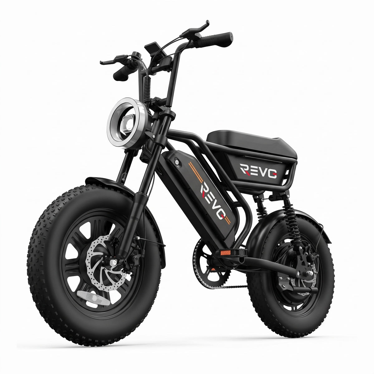 Vélo Électrique Fat Bike REVO Drifter 16 – 250 W, Batterie Amovible 48 V 13 Ah, Pneus 16 × 3.0" & Suspensions