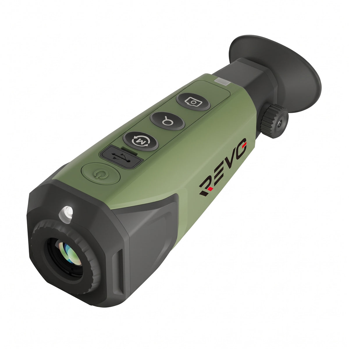 Monoculaire Thermique REVO Thermis 410 – Résolution IR 256 × 192, Détection jusqu’à 410 m, Zoom 8× & IP67