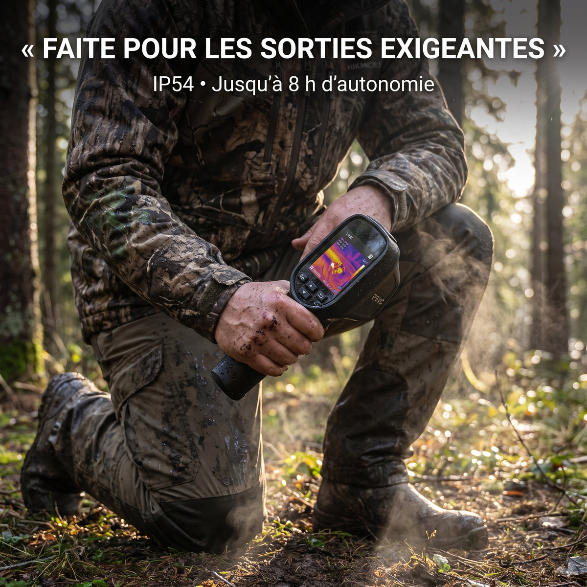 Caméra Thermique REVO HeatScan 550 – Imagerie 240 × 240, Mesure −20 à 550 °C & Détection Thermique 25 Hz