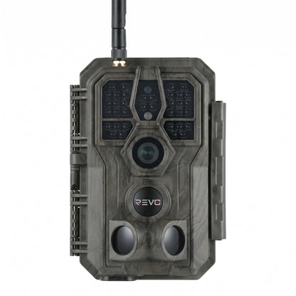 Caméra de Chasse REVO Noctra 64 – 64 MP, Vidéo 1296p, Wi-Fi, Vision Nocturne 30 m, Batterie 8 000 mAh & Mémoire 32 Go