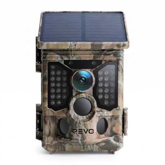 Caméra de Chasse REVO TrackCam 30 – 4K 30 fps, Wi-Fi & Bluetooth, Détection 0,1 s, Vision Nocturne & IP66
