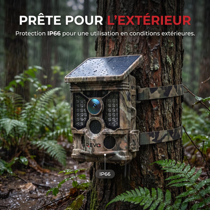 Caméra de Chasse REVO TrackCam 30 – 4K 30 fps, Wi-Fi & Bluetooth, Détection 0,1 s, Vision Nocturne & IP66