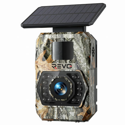 Caméra de Chasse Solaire REVO Ranger 60 – 60 MP 4K, Vision Nocturne 20 m, Batterie 5 200 mAh & Connexion Smartphone
