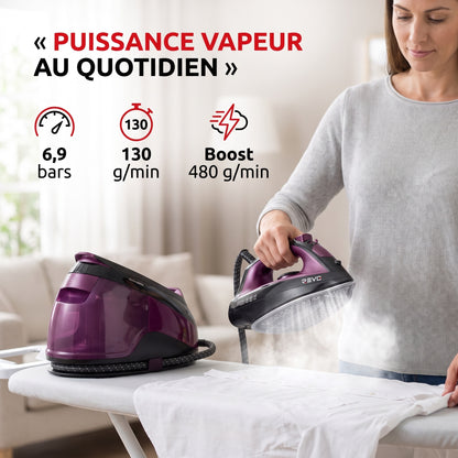 Centrale Vapeur REVO Pressor 480 – 6,9 Bars, Boost Vapeur 480 g/min & Réservoir 1,8 L