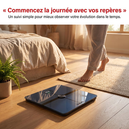 Balance Connectée REVO Bioméa 8 – Analyse de Composition Corporelle, Wi-Fi & Bluetooth, 8 Utilisateurs