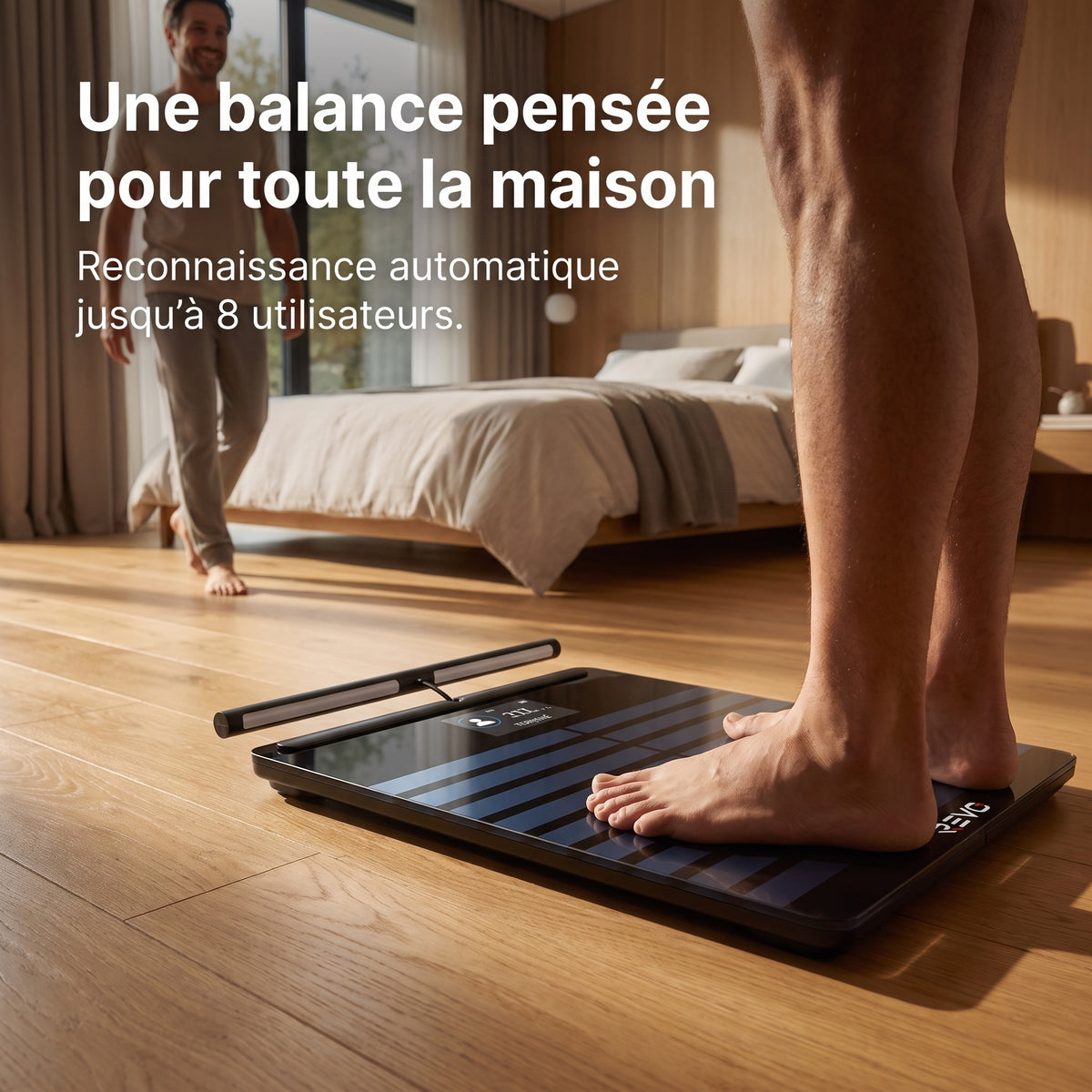 Balance Connectée REVO Scana 200 – Analyse Corporelle Segmentaire, ECG 6 Dérivations, Wi-Fi & Bluetooth