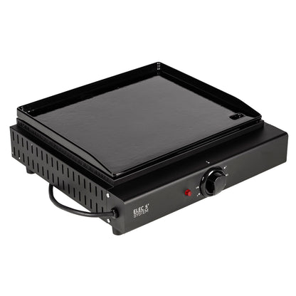 Plancha électrique REVO Cadix – 2 kW – Plaque en fonte émaillée 43 × 37 cm